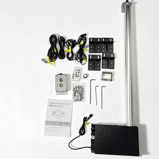 SUMYOK Electric RV Solar Slide Rack E-SlideR80 | For 150-250W Solar Panels