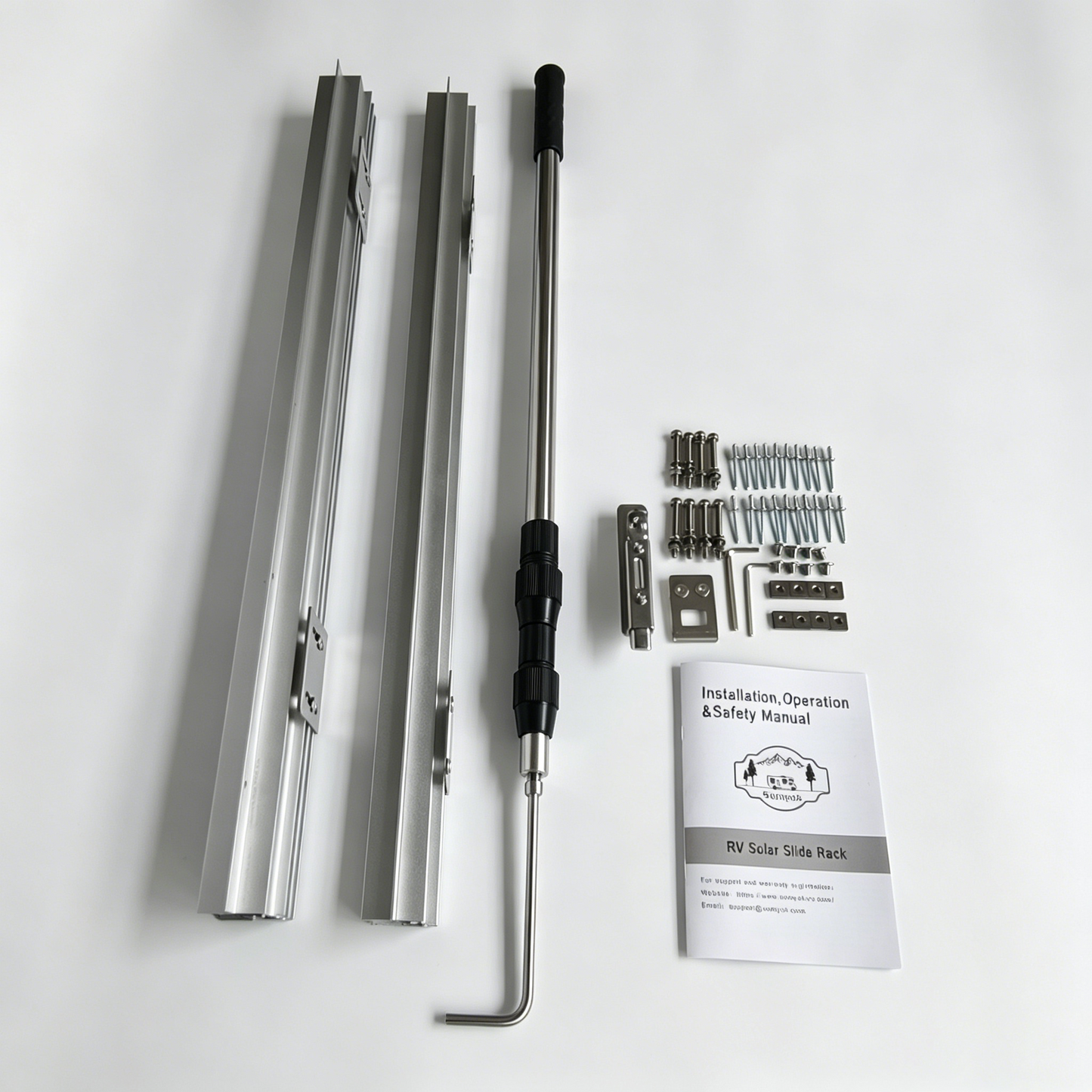 SUMYOK RV Solar Slide Rack